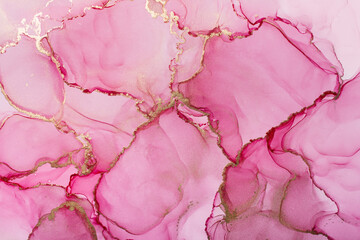 Modern hand painted artwork of abstract transparent alcohol ink background. Art for design