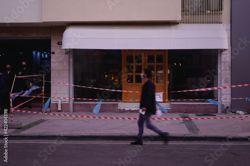Izmir city center after eargthquake