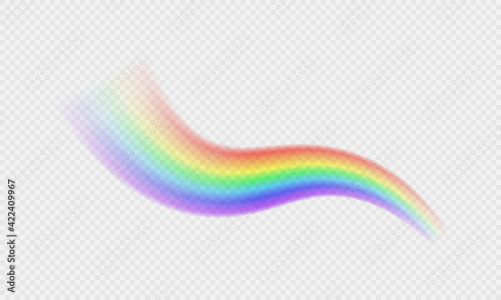 Fototapeta premium Natural bright arcuate rainbows in the sky.