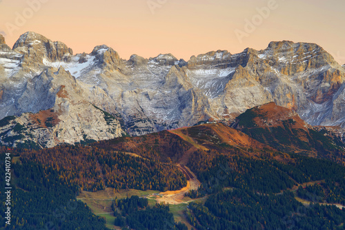 Canvas Print Brenta Dolomite in Italy, Europe