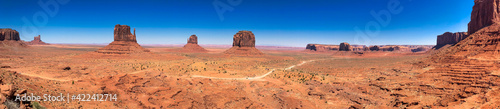 Amazing landscape of Monument Valley  Navajo tribal park