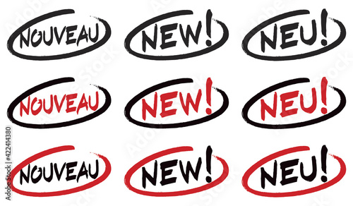 NEW NOUVEAU NEU
