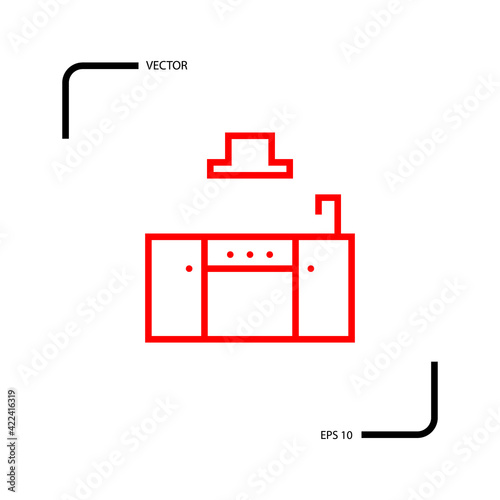 cabinets showing kitchen fittings to cook food