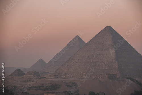 Smog and Haze around the Pyramids of Giza