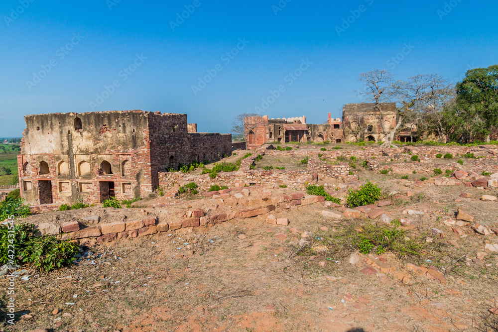 Ruins in the ancient city Fatehpur Sikri, Uttar Pradesh state, India