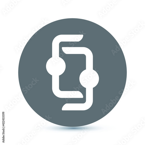 Hug icon vector design. Eps 10 vector illustratio