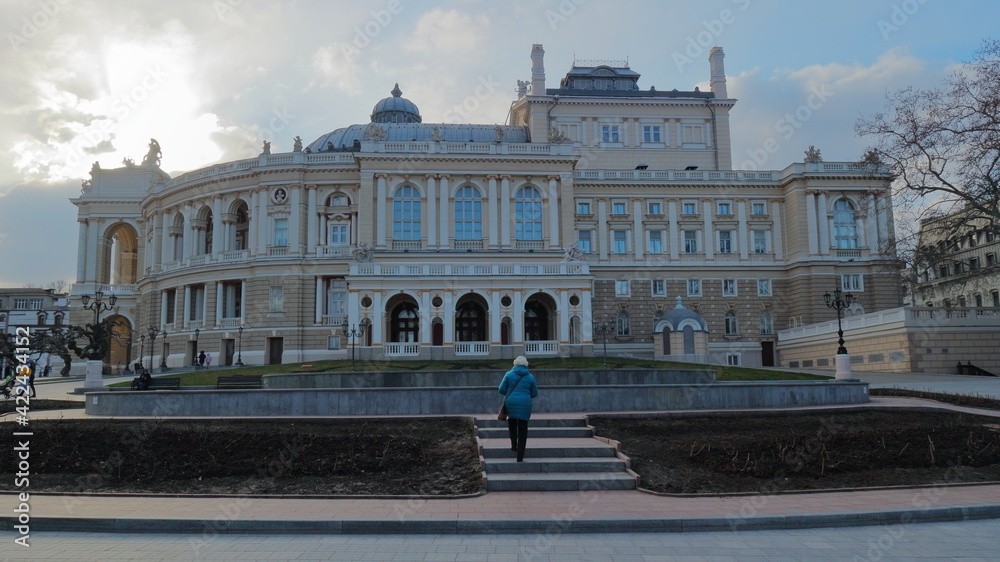 
The Odessa Opera and Ballet Theater, built in 1887, is one of the most beautiful theaters in the world.