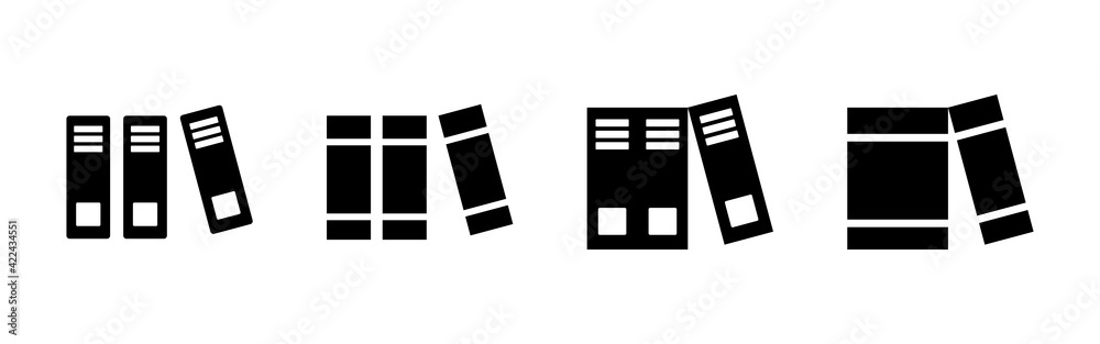 Library icon set. education icon vector Library icon set. education icon vector
