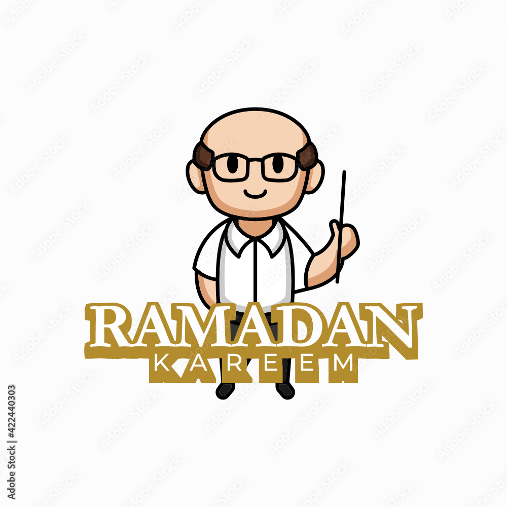 Occupations with Ramadan Kareem greeting Occupations with Ramadan Kareem greeting