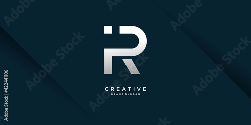 Letter logo with initial R, with modern bold concept Premium Vector part 7 © mlangsen