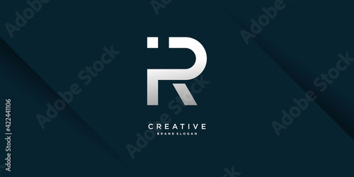 Letter logo with initial R, with modern bold concept Premium Vector part 7