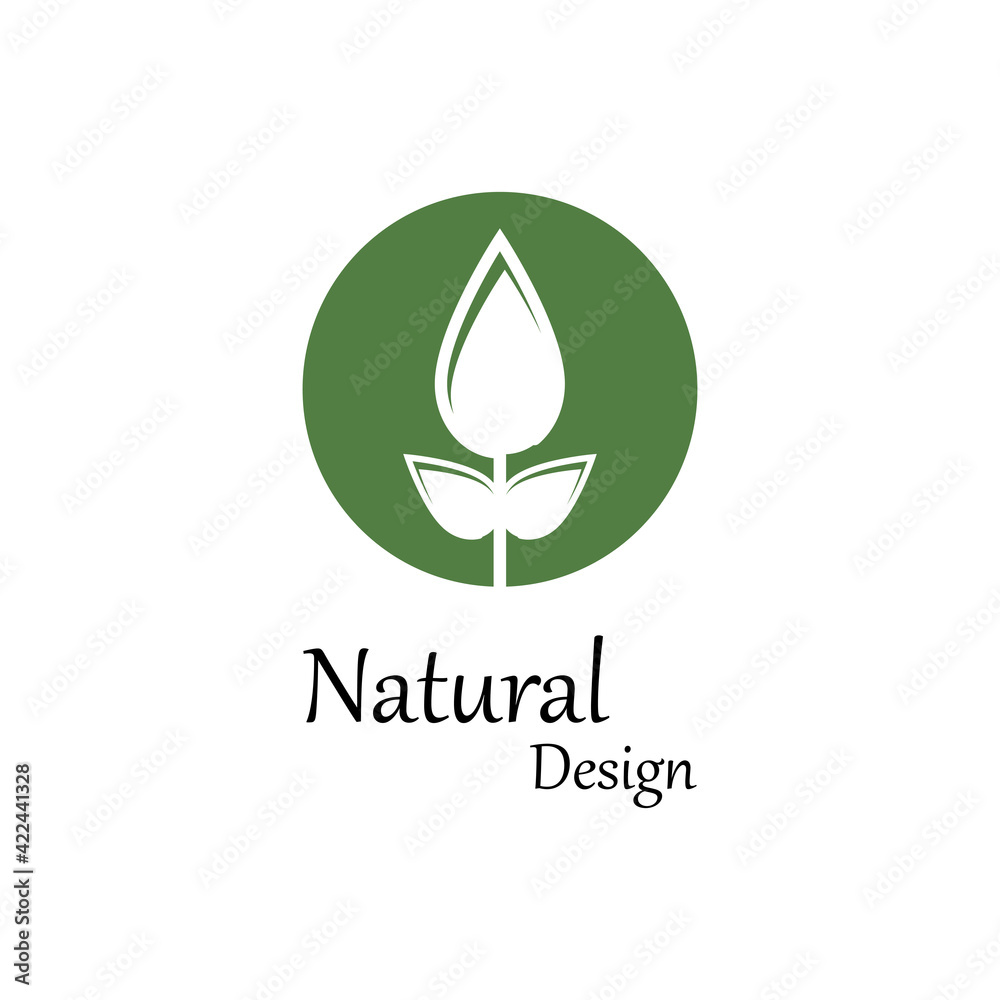 Leaf icon Vector Illustration design Logo template Leaf icon Vector Illustration design Logo template