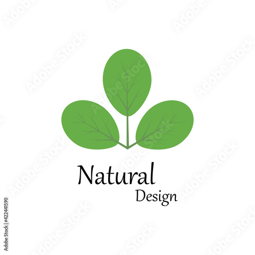Leaf icon Vector Illustration design Logo template