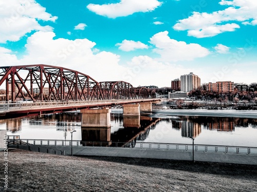 bridge over the river