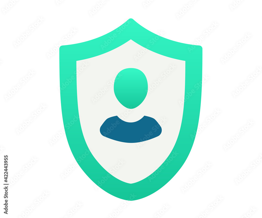 protection employee insurance single isolated icon with gradient style protection employee insurance single isolated icon with gradient style
