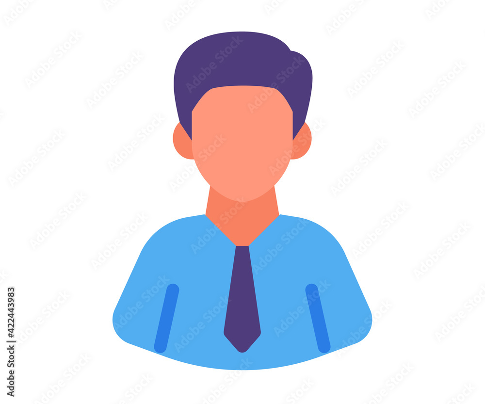 businessman employee worker single isolated icon with flat style businessman employee worker single isolated icon with flat style