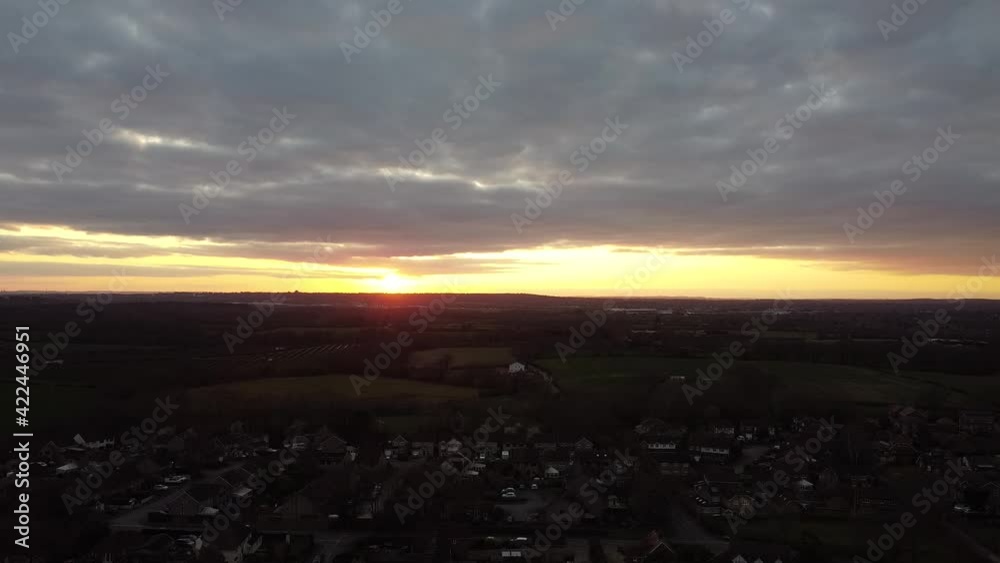 still video of the sun setting in the horizon, the video is stable and looks awsome, this was shot on the DJI Mavic 2 pro at UHD 1080p. still video of the sun setting in the horizon, the video is stable and looks awsome, this was shot on the DJI Mavic 2 pro at UHD 1080p.