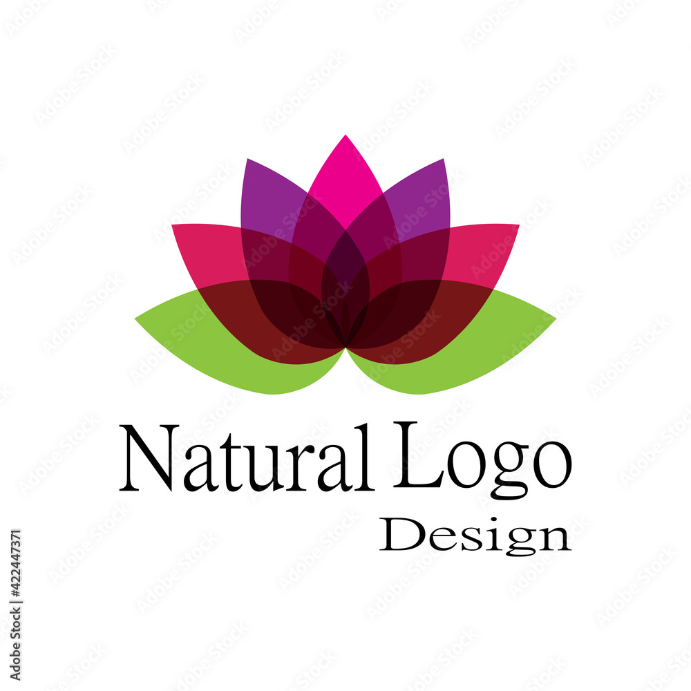 Beauty Vector lotus flowers design logo Template icon Beauty Vector lotus flowers design logo Template icon
