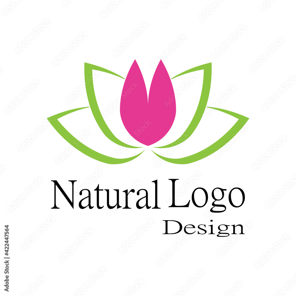 Beauty Vector lotus flowers design logo Template icon Beauty Vector lotus flowers design logo Template icon