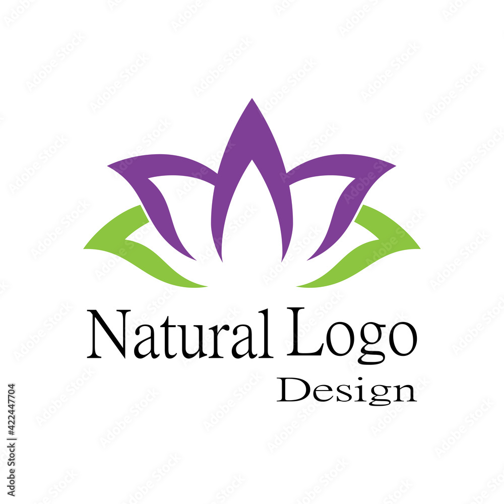 Beauty Vector lotus flowers design logo Template icon Beauty Vector lotus flowers design logo Template icon