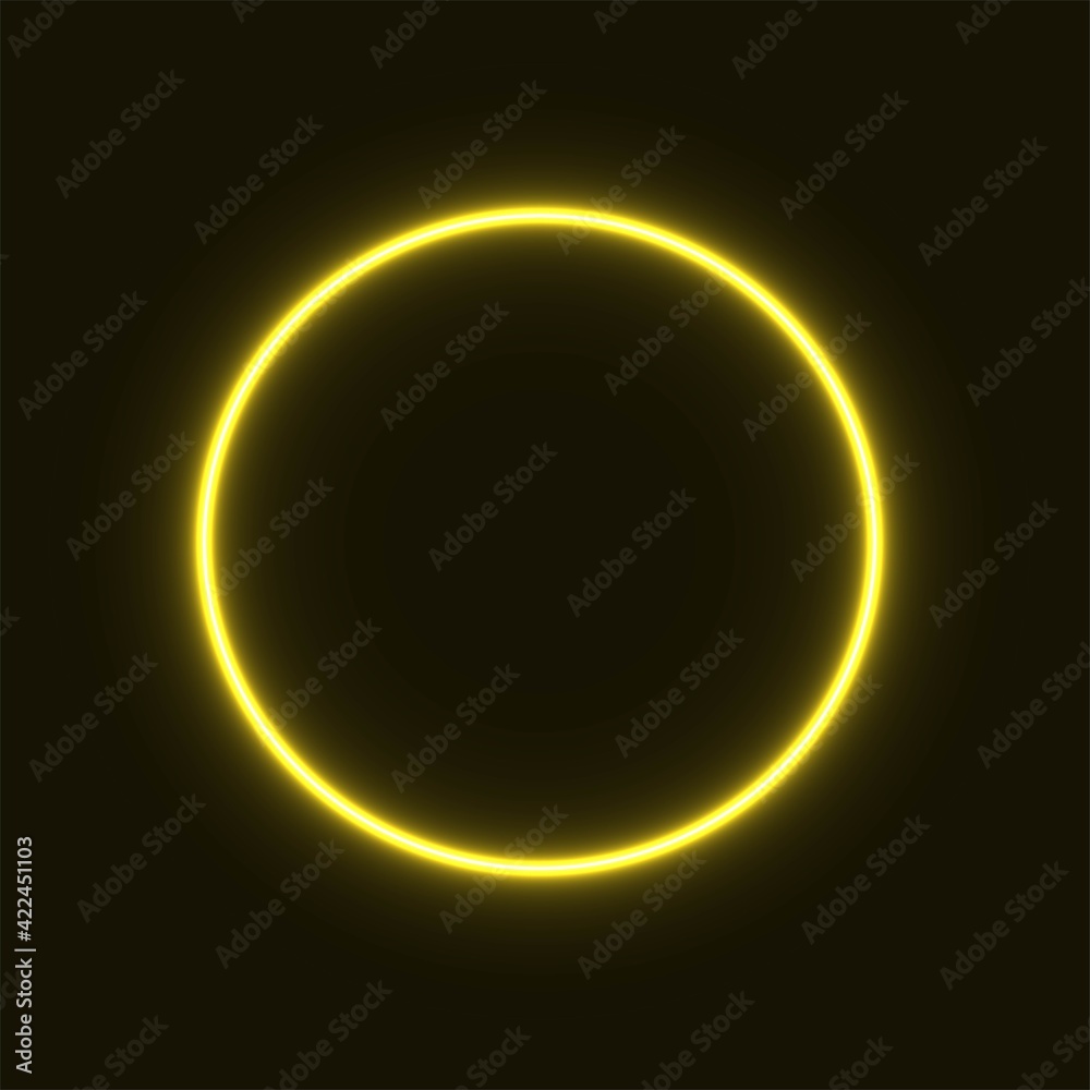 abstract neon circle glowing in the dark. design element for poster, banner, advertisement, print. Vector graphics. neon illustration. glowing circle. abstract neon circle glowing in the dark. design element for poster, banner, advertisement, print. Vector graphics. neon illustration. glowing circle.