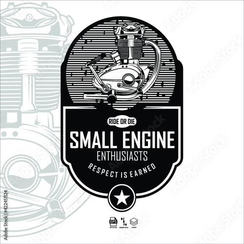 SMALL ENGINE, LOGO TEMPLATE