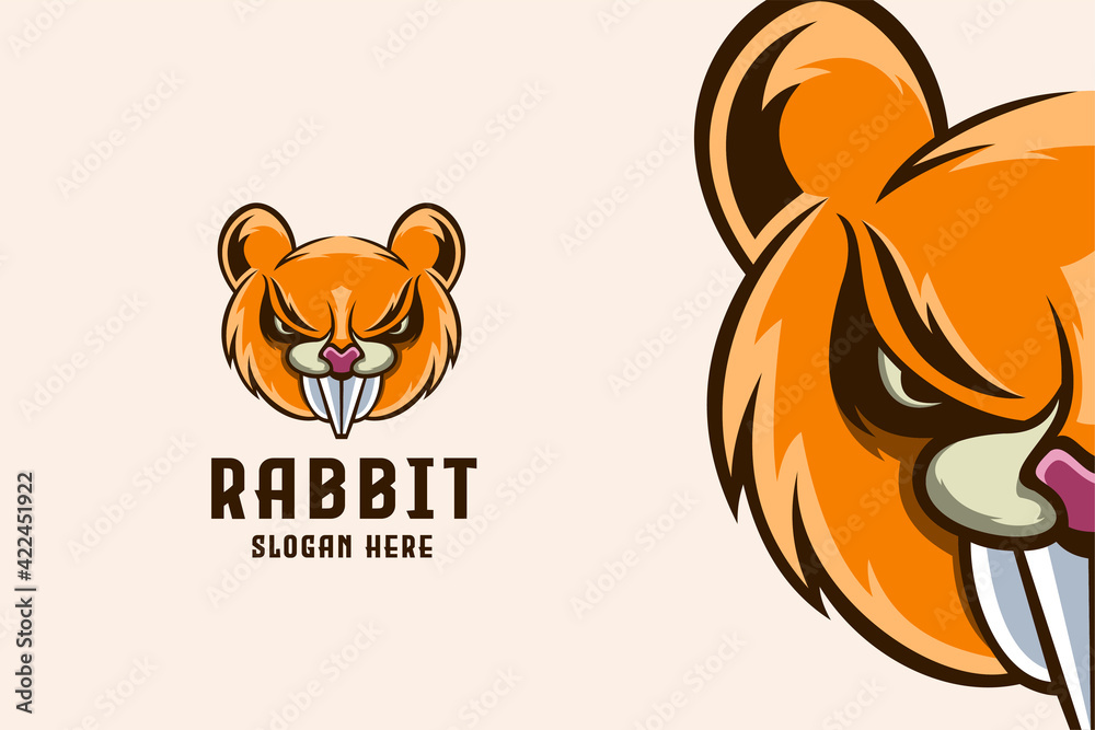 Fototapeta premium Rabbit Logo Template