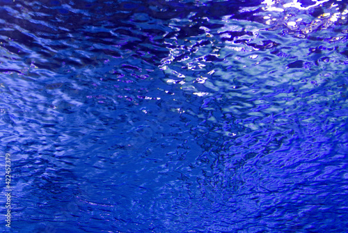 abstract blue water texture and background