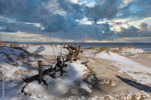 One of the March days by the sea