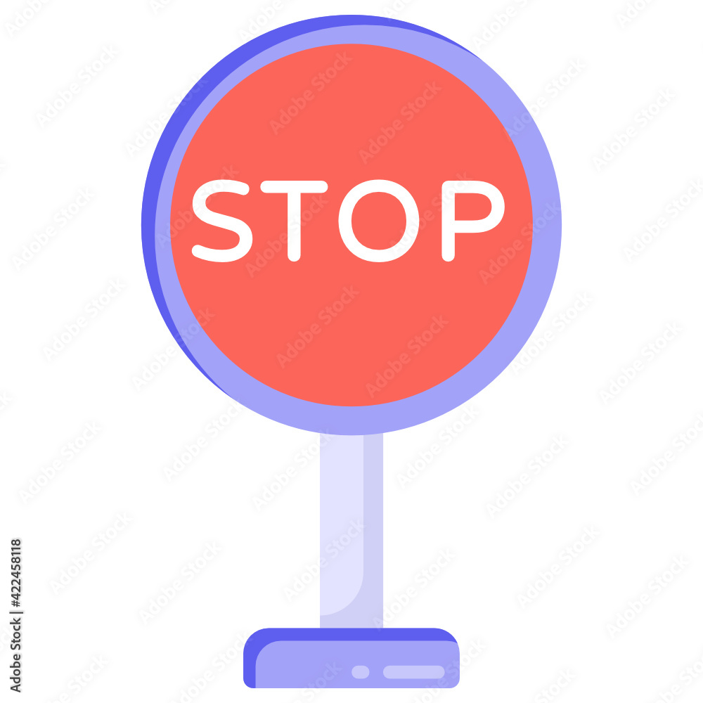 Stop boards flat editable vector, roadboards
Stop boards flat editable vector, roadboards
