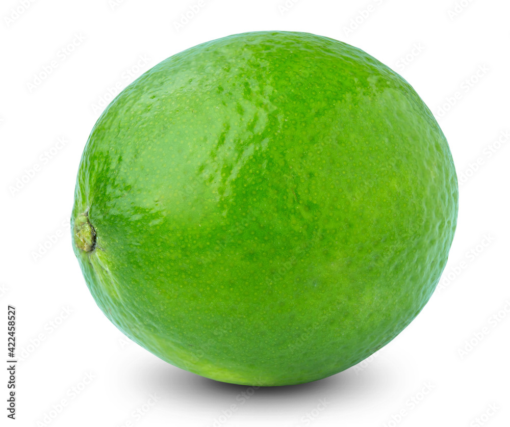 lime or green lemon isolated on white background lime or green lemon isolated on white background