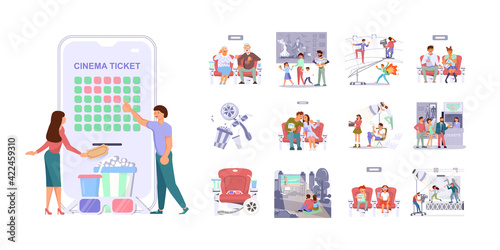 Bog collection of movie and cinema concepts