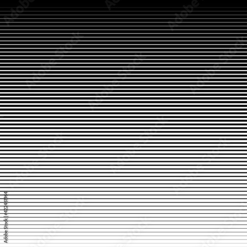 Halftone lines background. Horizontal lines with a gradient effect.