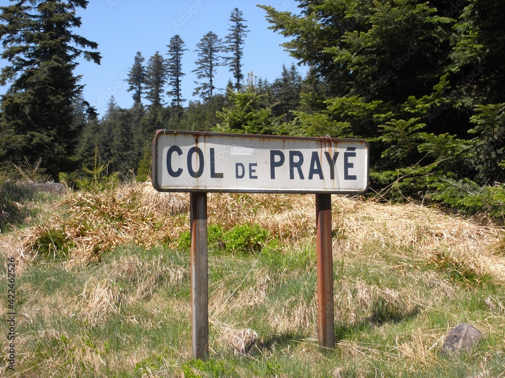 Summit of Col de Praye in France