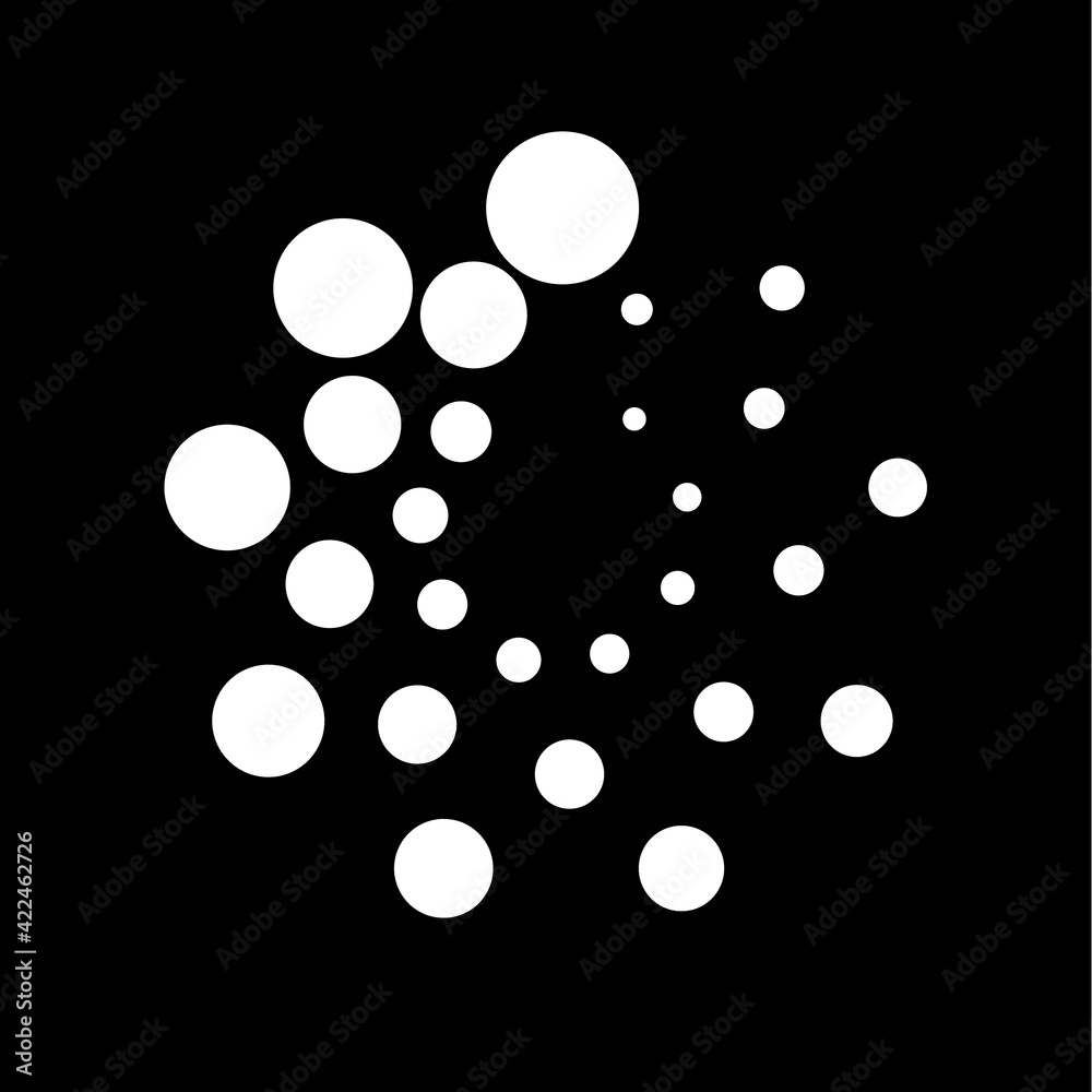 Halftone dots in circle form. round logo . vector dotted frame . design element Halftone dots in circle form. round logo . vector dotted frame . design element