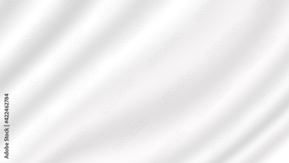 white gradient color as soft and smooth fabric texture use for abstract decorative background design
