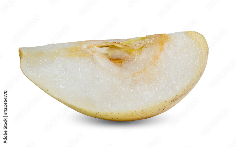 fruit chinese pear isolated on white background fruit chinese pear isolated on white background