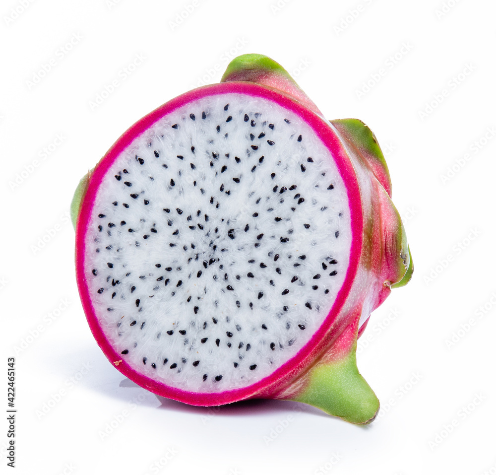 dragon fruit isolated on white background dragon fruit isolated on white background