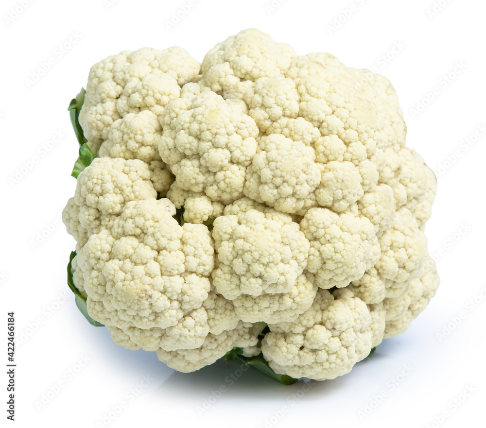 cauliflower vegetable isolated on white background clipping path cauliflower vegetable isolated on white background clipping path
