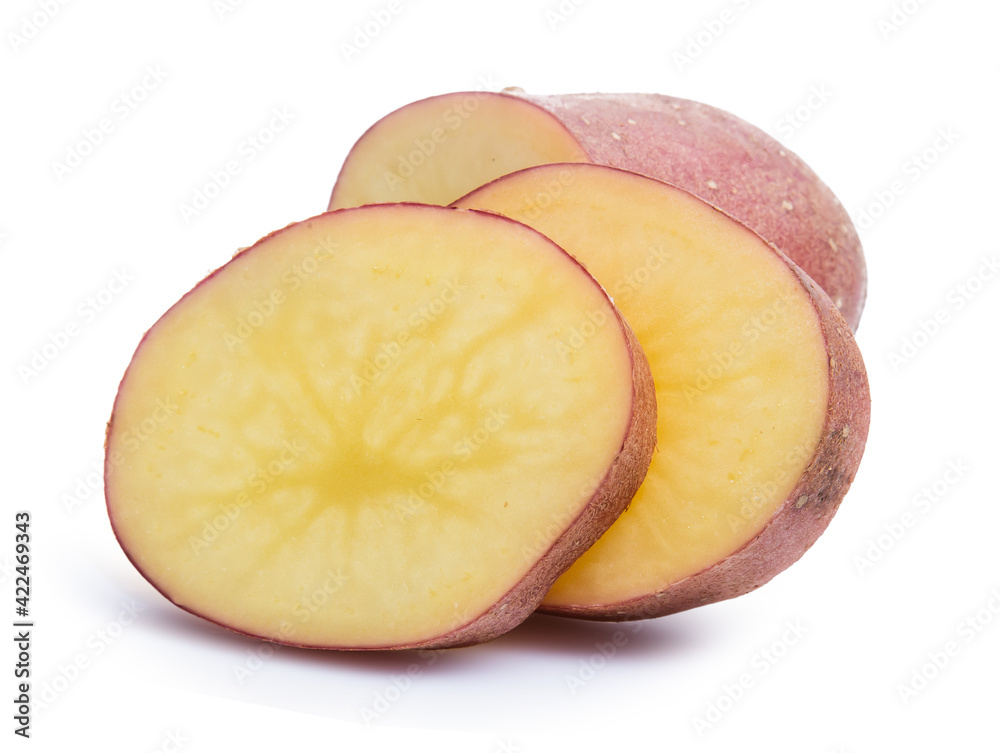 clipping path rocco potato red isolated on white background clipping path rocco potato red isolated on white background