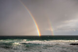 Rainbow over the waves, Tamarama Beach, Australia