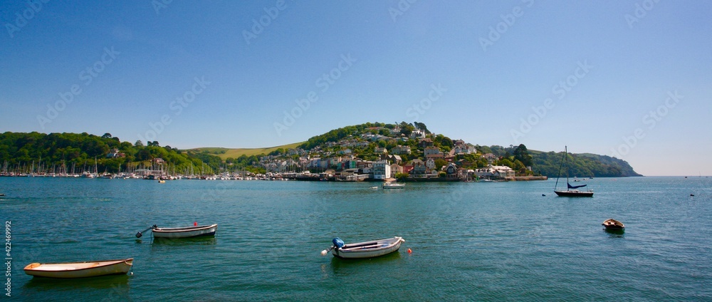 Views from the Dart Estuary of Dartmouth Devon