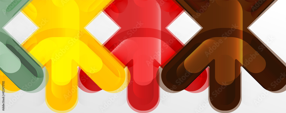 Abstract glossy crosses background for business or technology presentations, internet posters or web brochure covers Abstract glossy crosses background for business or technology presentations, internet posters or web brochure covers
