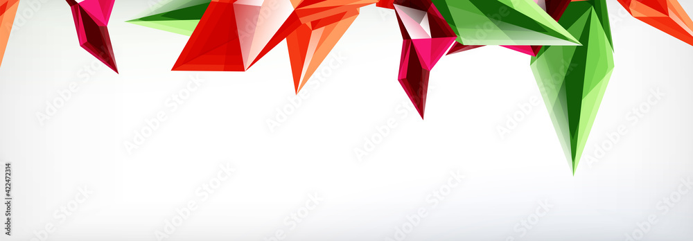 Vector 3d triangles and pyramids abstract background for business or technology presentations, internet posters or web brochure covers Vector 3d triangles and pyramids abstract background for business or technology presentations, internet posters or web brochure covers