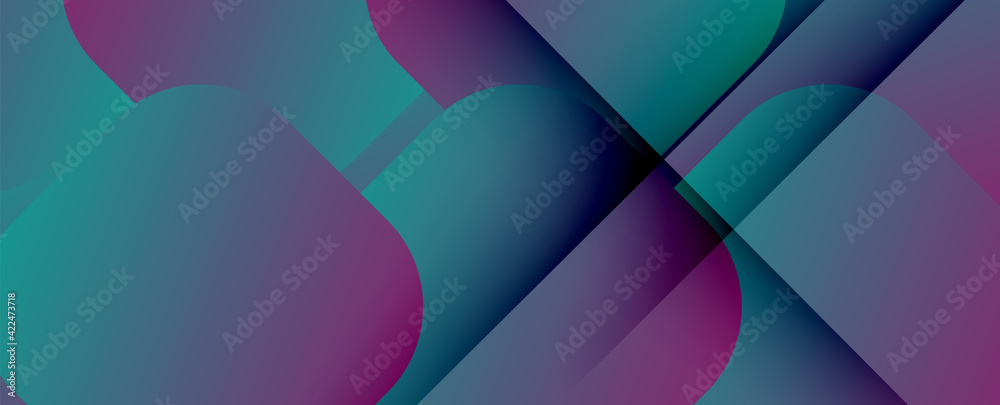 Square shapes composition geometric abstract background. 3D shadow effects and fluid gradients. Modern overlapping forms Square shapes composition geometric abstract background. 3D shadow effects and fluid gradients. Modern overlapping forms