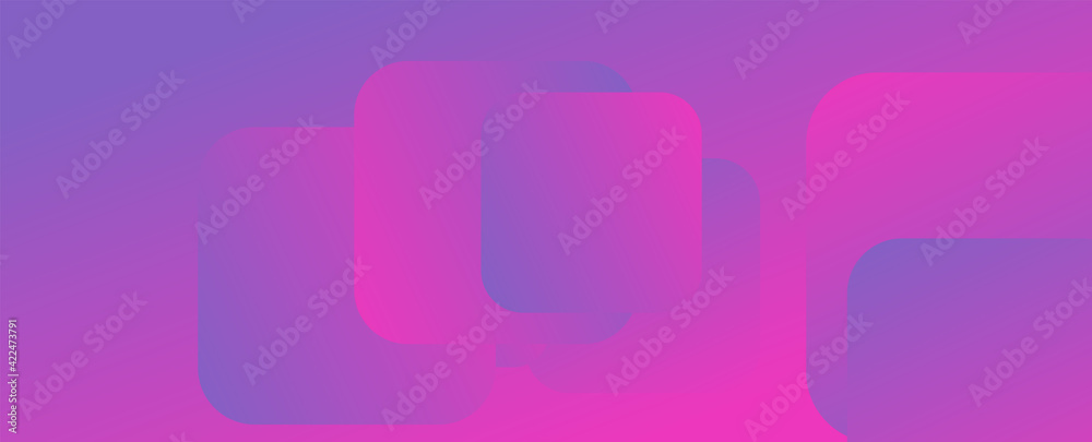 Square shapes composition geometric abstract background. 3D shadow effects and fluid gradients. Modern overlapping forms Square shapes composition geometric abstract background. 3D shadow effects and fluid gradients. Modern overlapping forms
