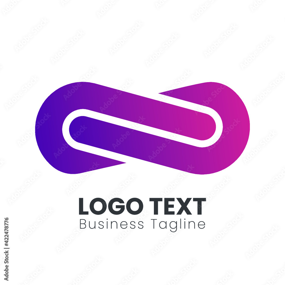 Infinity sign, logo, template. Design element. Eps 10 vector illustration. Infinity sign, logo, template. Design element. Eps 10 vector illustration.