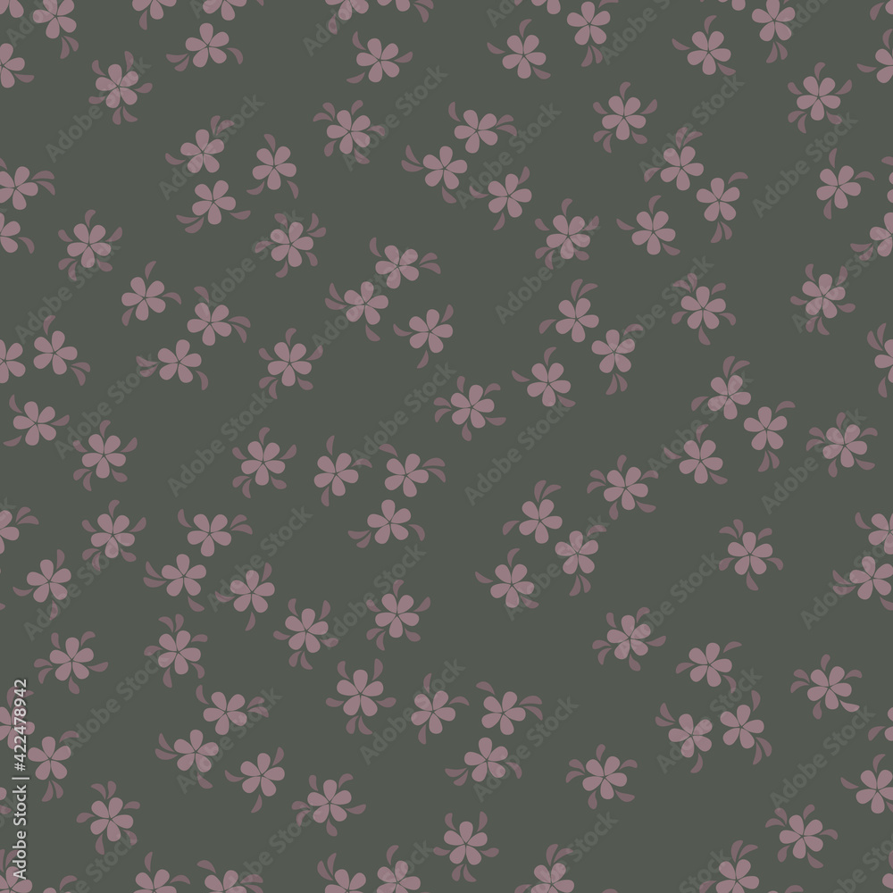 Seamless floral pattern. Background in small flowers for textiles, fabrics, cotton fabric, covers, wallpaper, print, gift wrapping, postcard, scrapbooking.