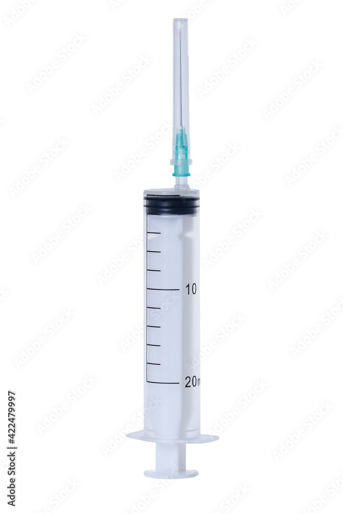 syringe isolated on white syringe isolated on white