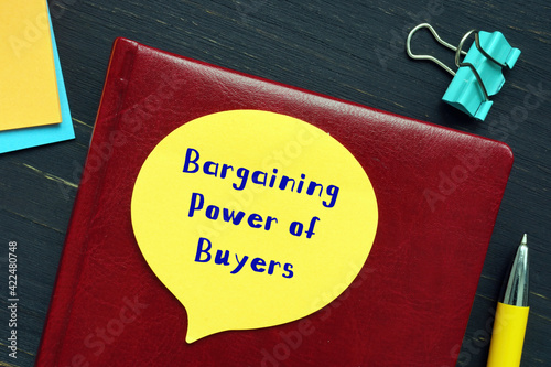 Photography Bargaining Power of Buyers inscription on the page.